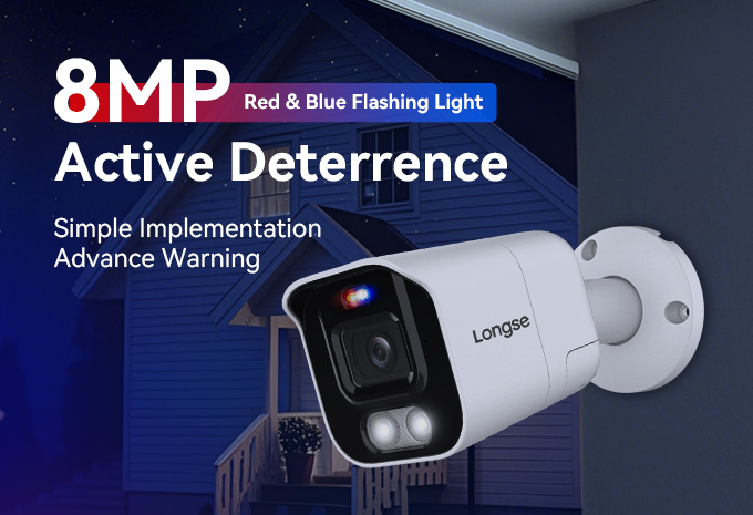 4K Active Deterrence IP Camera