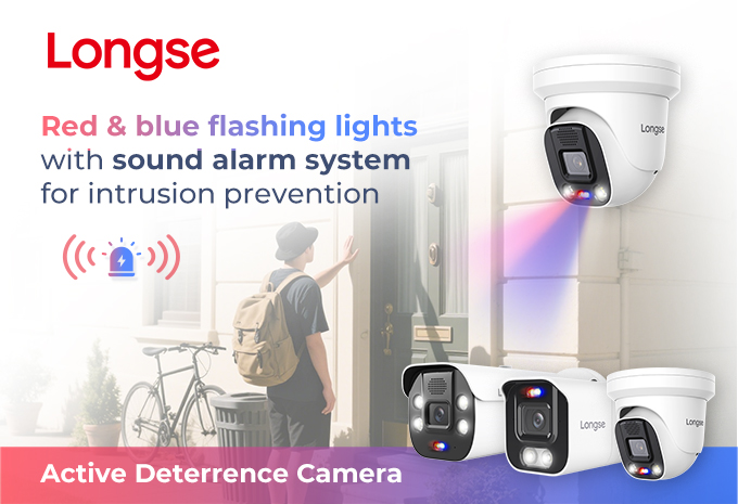 Longse's Active Deterrence IP Camera